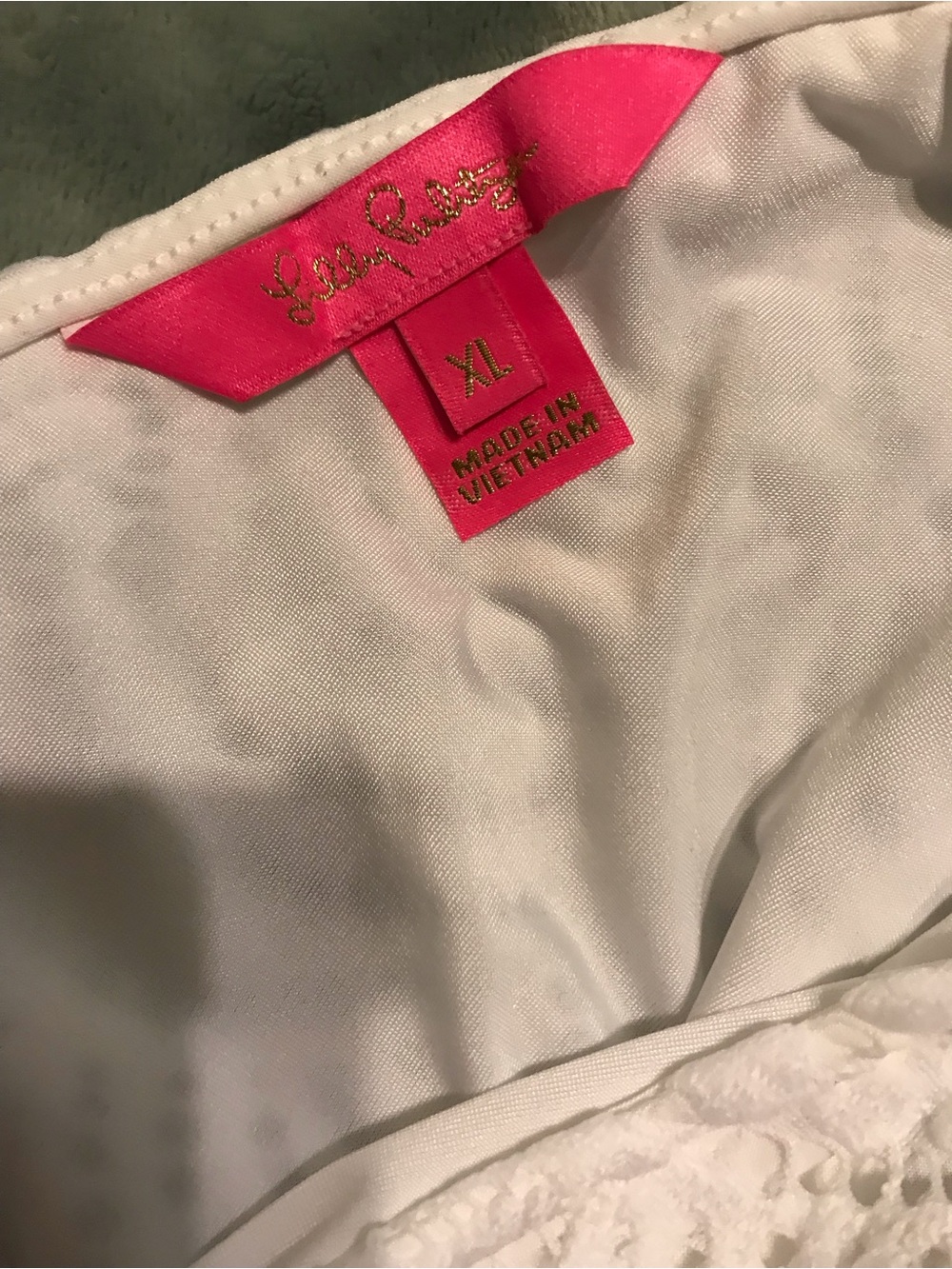 Lilly Pulitzer White Lace Parigi Skort Romper - Picture 3 of 6